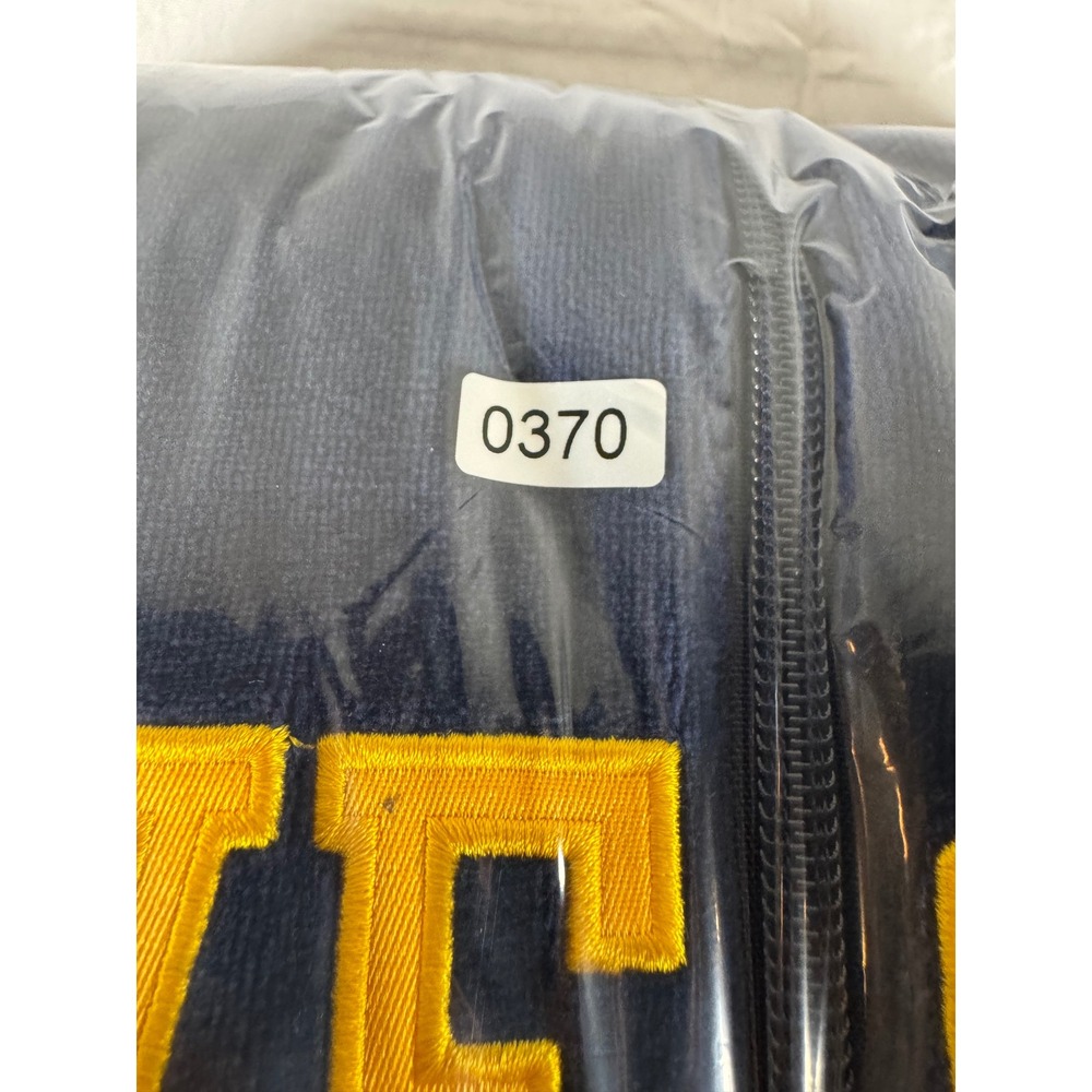 Nike West Virginia Mountaineers Velour Track Jacket Navy Blue Mens XL Full Zip - Picture 7 of 7